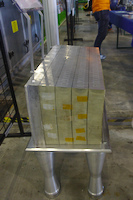 Part of CMS's superconductor magnet ring