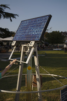 Solar panel demonstration